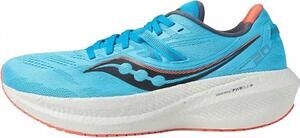 NEW SAUCONY men's triumph 20 sneakers in ocean/coral